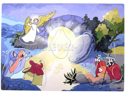 Магнитное развивающее пособие: "Библейские сюжеты: Воскресение"