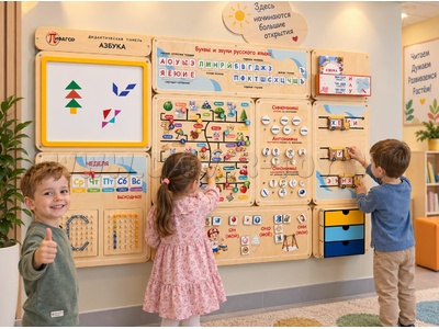 Дидактическая панель "Азбука"